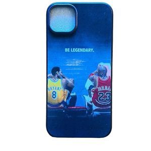 NEW Case iPhone 14 Pro Kobe Bryant And Michael Jordan Phone Case